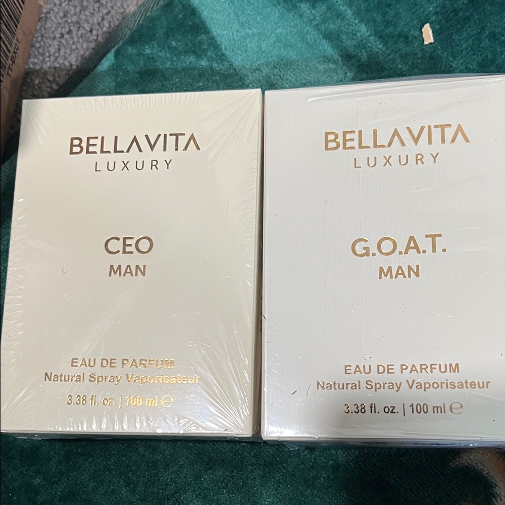 Bellavita Luxury CEO & G.O.A.T. Man Eau de Parfum Duo - Cream & White